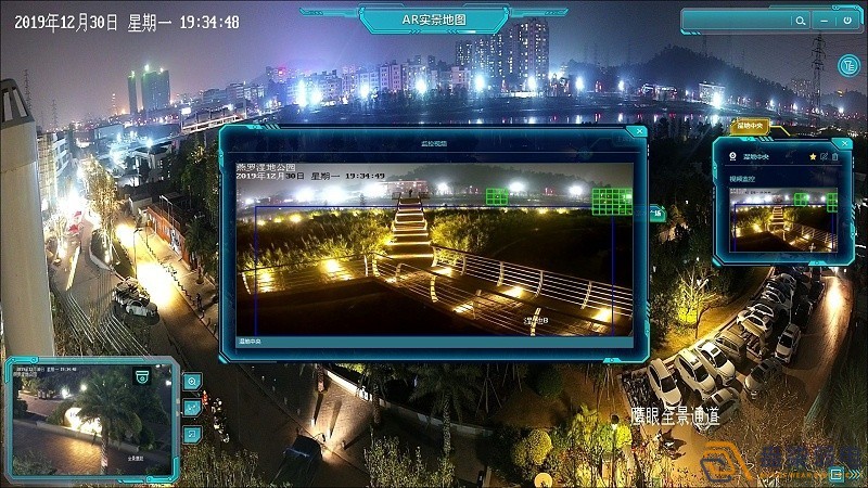 工厂AR全景鹰眼系统与监控联动怎么样？